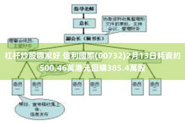 杠杆炒股哪家好 信利國際(00732)2月13日耗資約500.46萬港元回購385.4萬股