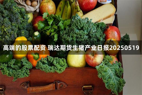高端的股票配资 瑞达期货生猪产业日报20250519