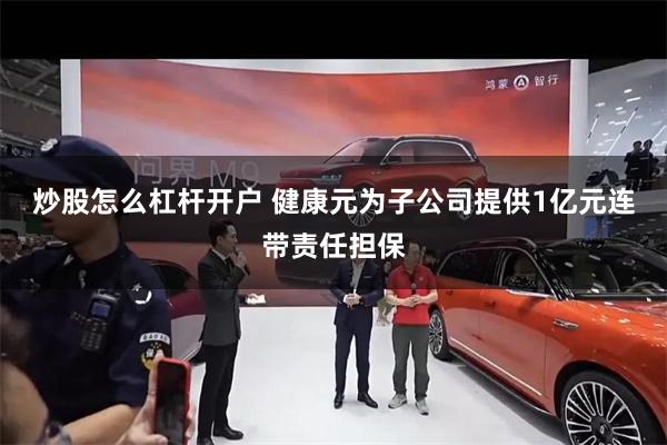 炒股怎么杠杆开户 健康元为子公司提供1亿元连带责任担保